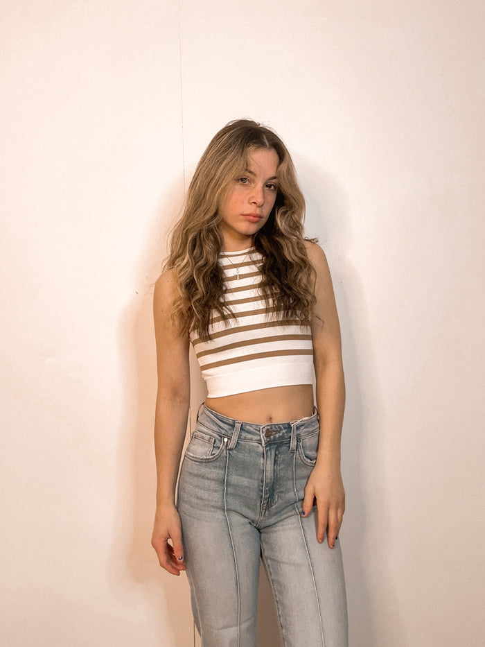 Stripe Seamless Tank