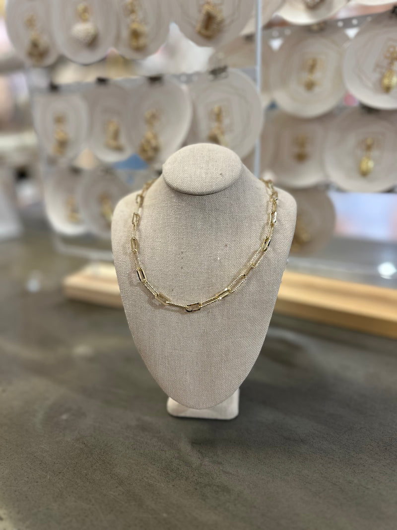 Paperclip Charm Necklace