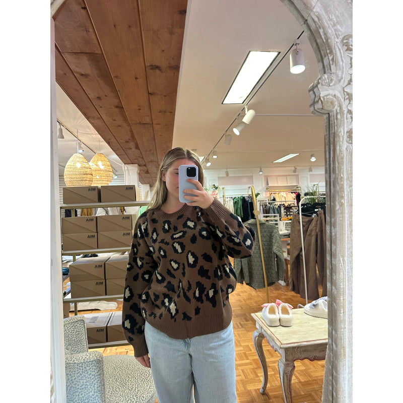 Cheetah Sweater