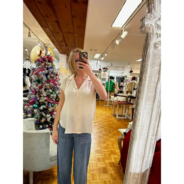 Sheer Button Down