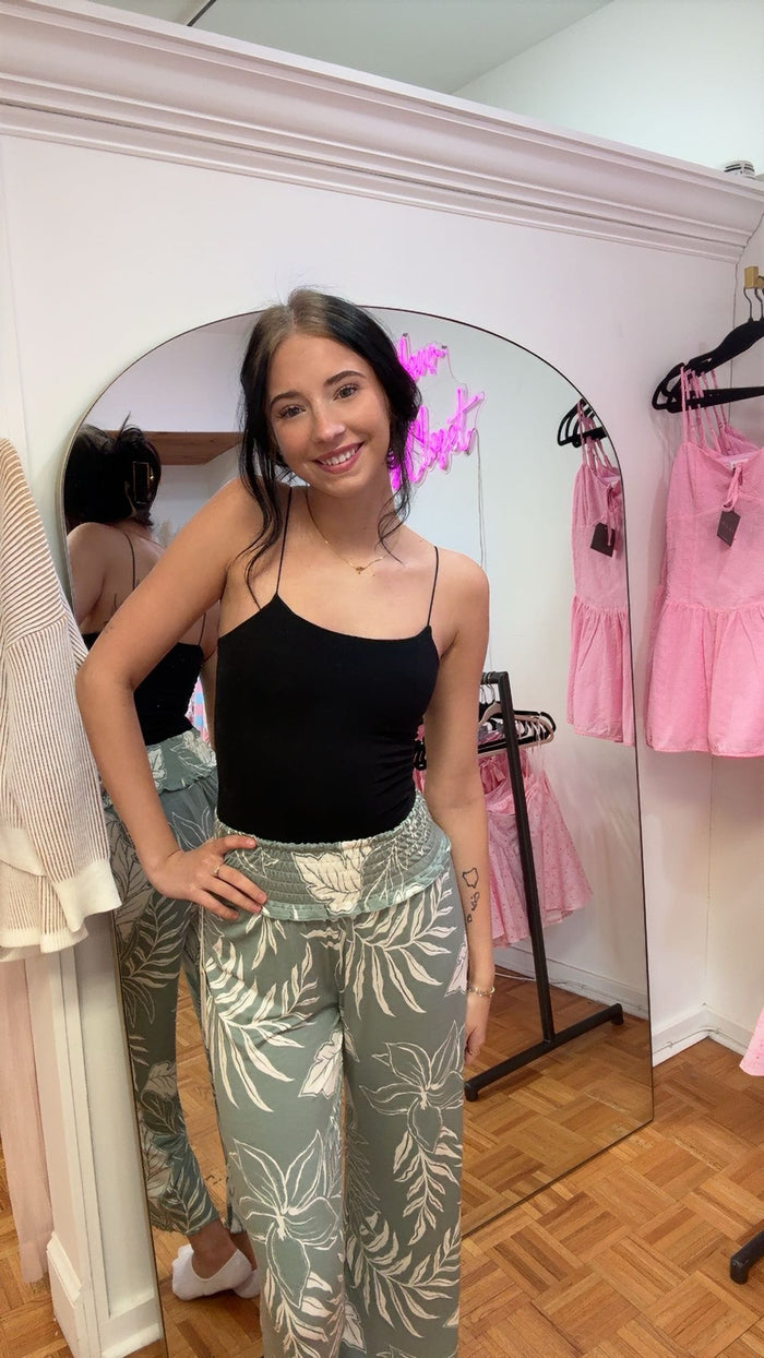 Wide Leaf Pants