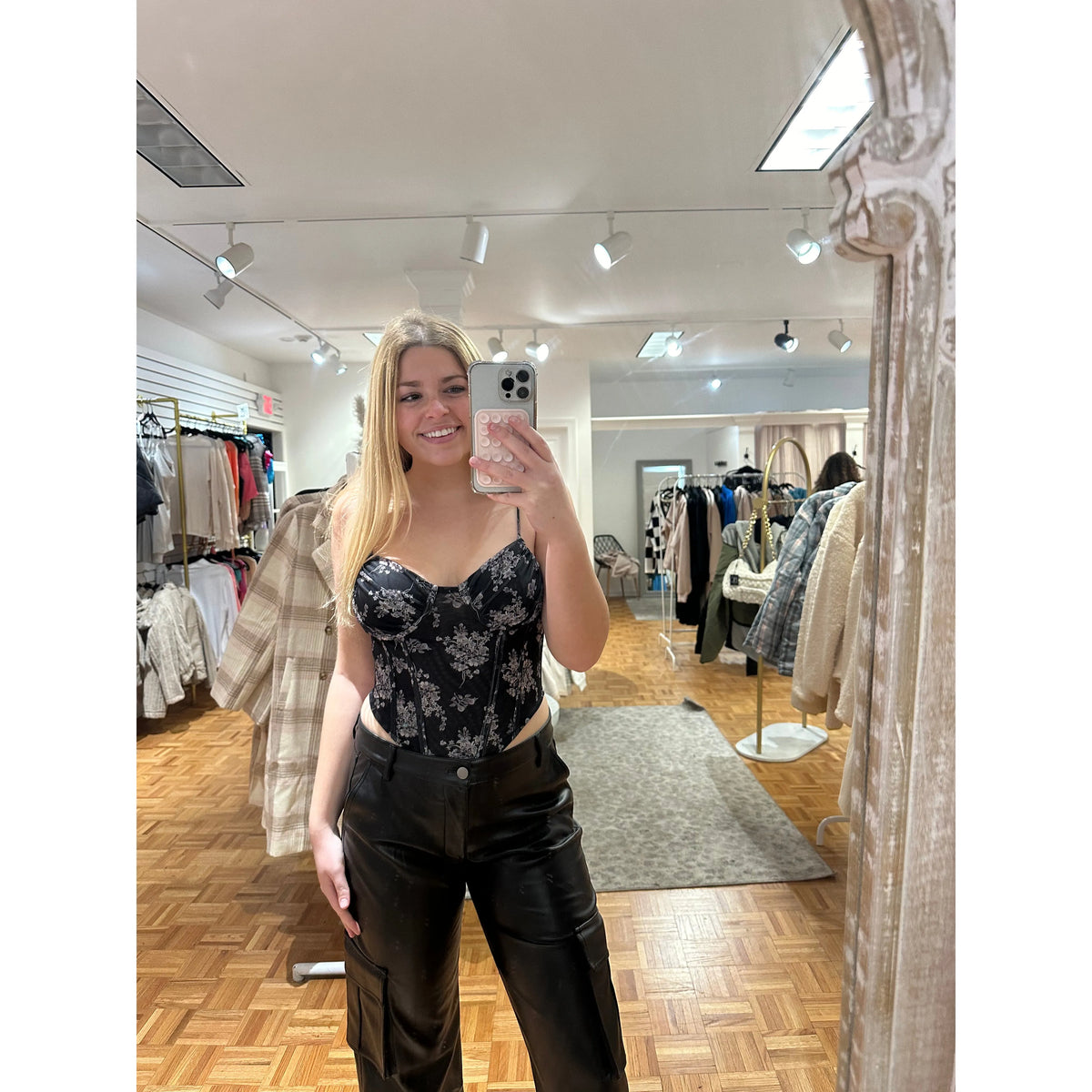 Floral Corset Top