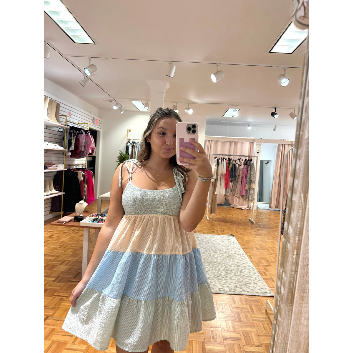 Multi Tiered Smocked Dress