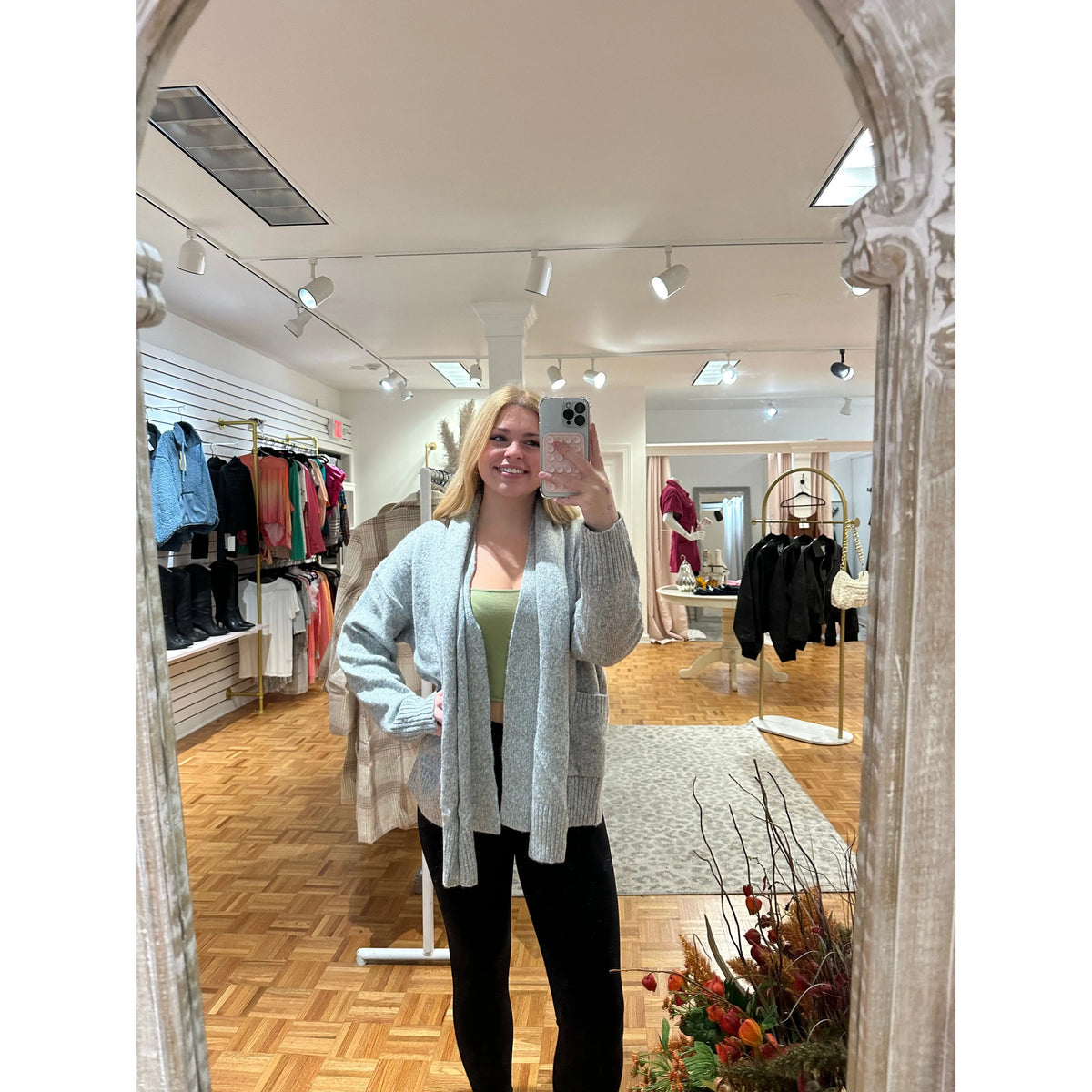 Scarf Cardigan