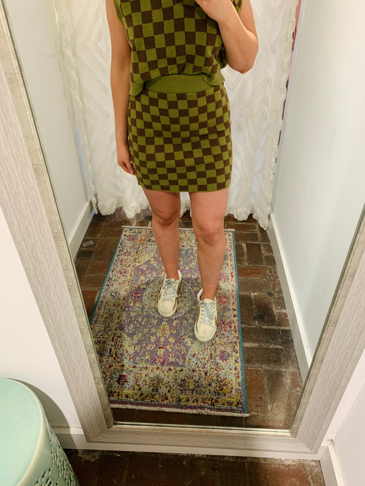 Checker Set-Skirt