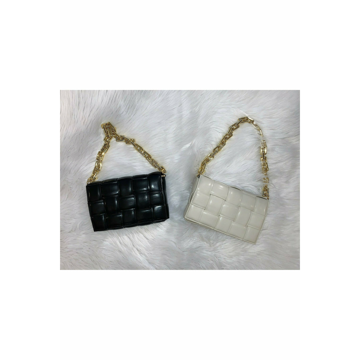 Gold link bag